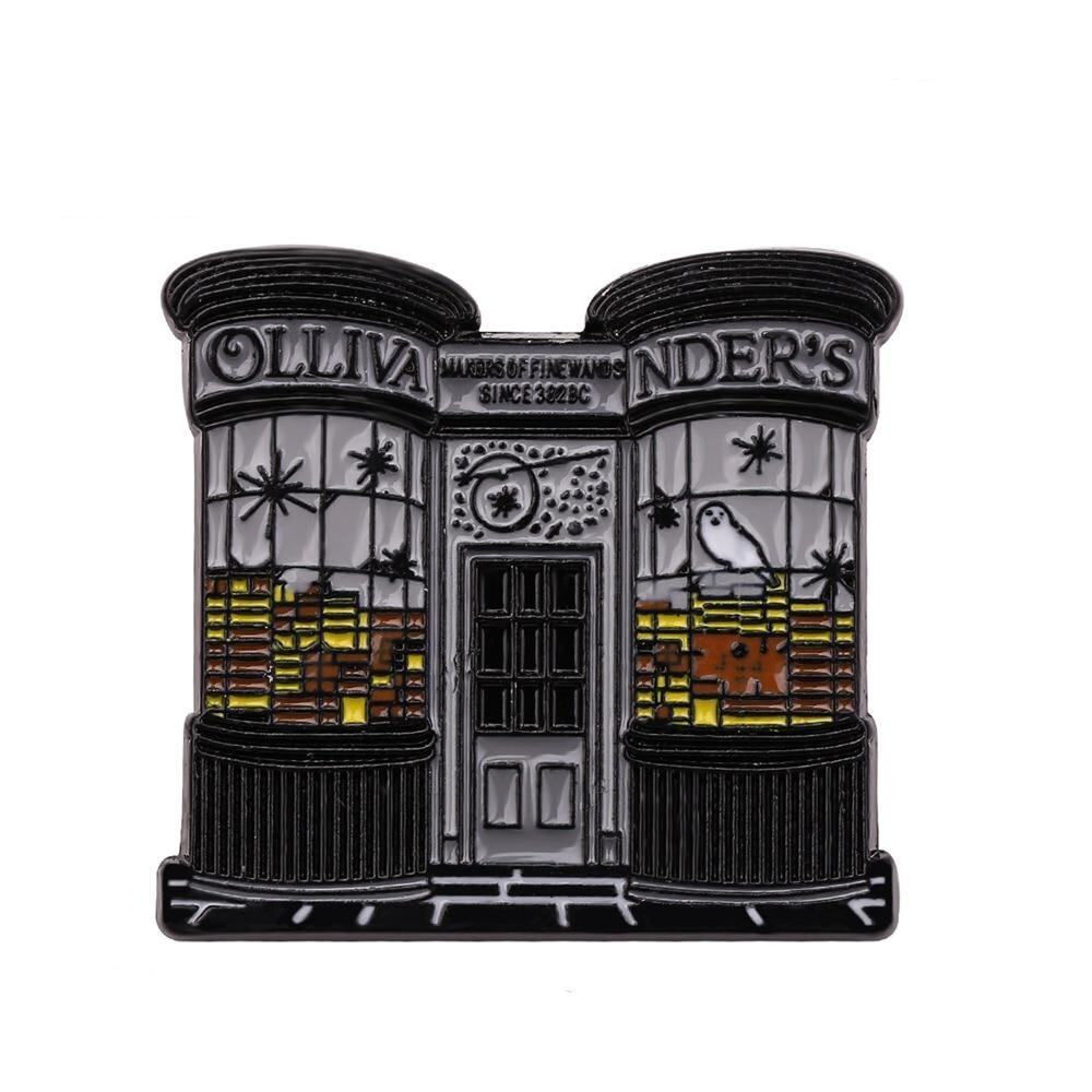 Harry Potter Ollivander Wand Shop Enamel Pins 083